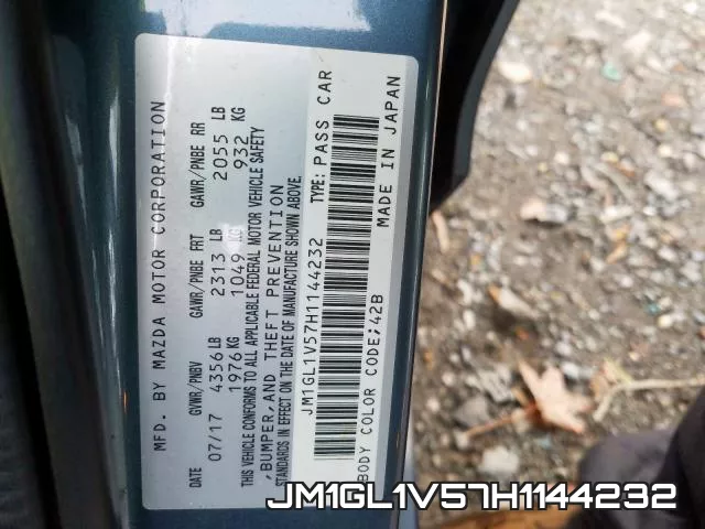 JM1GL1V57H1144232 фото 2