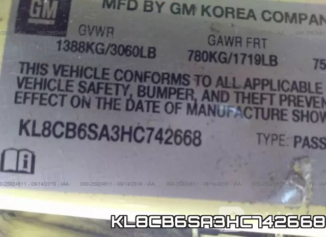 KL8CB6SA3HC742668 фото 9