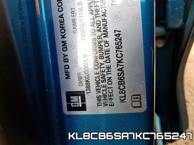 KL8CB6SA7KC765247 фото 2