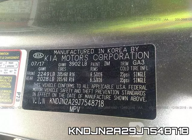 KNDJN2A29J7548718 фото 8