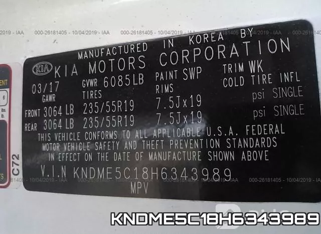 KNDME5C18H6343989 фото 10