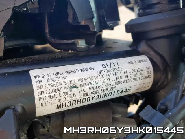 MH3RH06Y3HK015445 фото 2