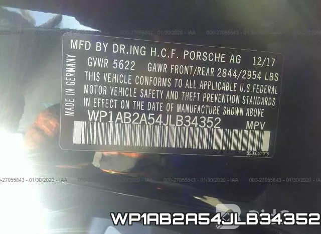 WP1AB2A54JLB34352 фото 9