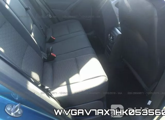 WVGAV7AX7HK053560 фото 8