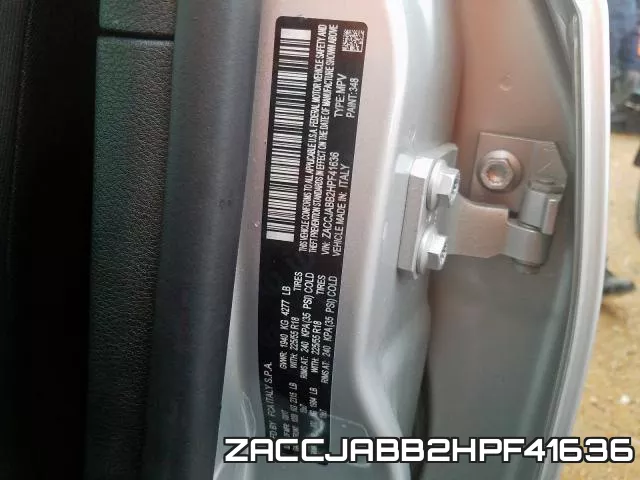 ZACCJABB2HPF41636 фото 2