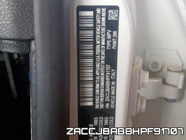 ZACCJBAB8HPF91707 фото 2