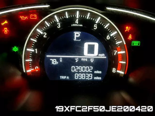 19XFC2F50JE200420 фото 8