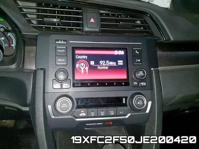 19XFC2F50JE200420 фото 9