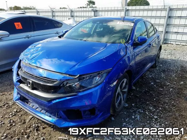 19XFC2F63KE022061 фото 3