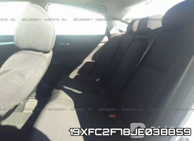 19XFC2F78JE038859 фото 8