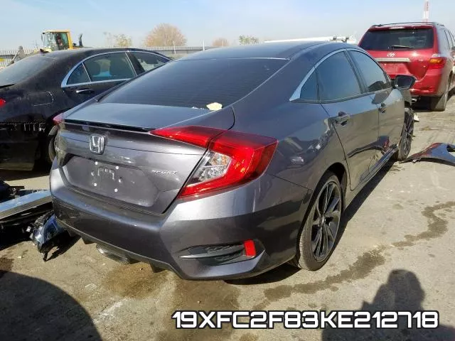 19XFC2F83KE212718 фото 5