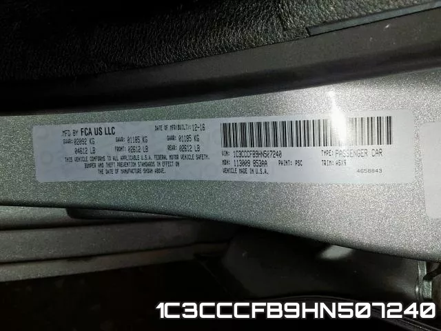 1C3CCCFB9HN507240 фото 2