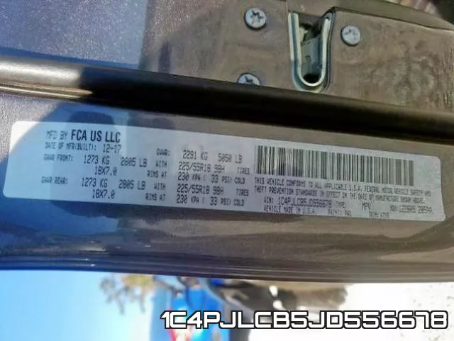 1C4PJLCB5JD556678 фото 2