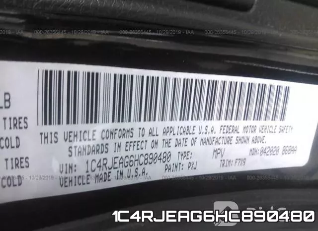 1C4RJEAG6HC890480 фото 8