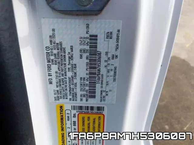 1FA6P8AM7H5306087 фото 2