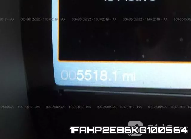 1FAHP2E86KG100564 фото 8