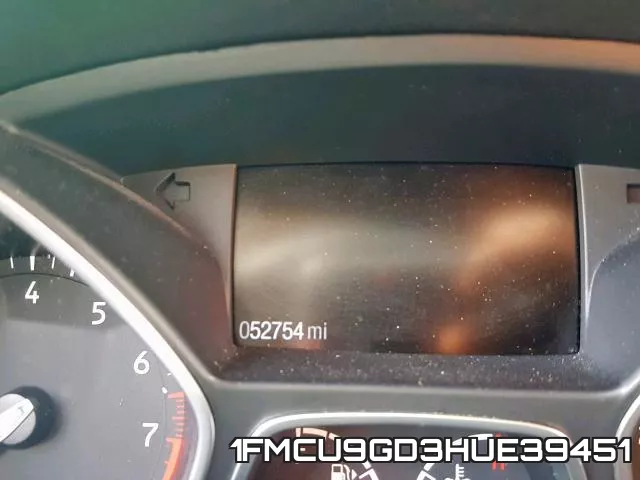 1FMCU9GD3HUE39451 фото 8