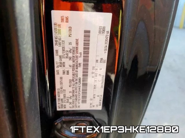 1FTEX1EP3HKE12880 фото 2
