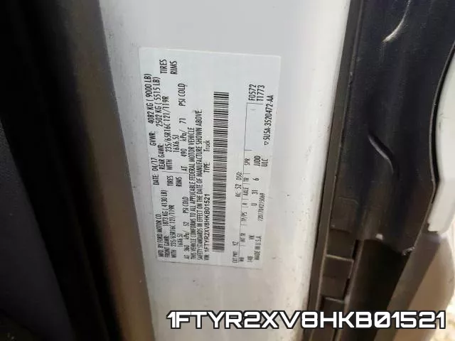 1FTYR2XV8HKB01521 фото 2