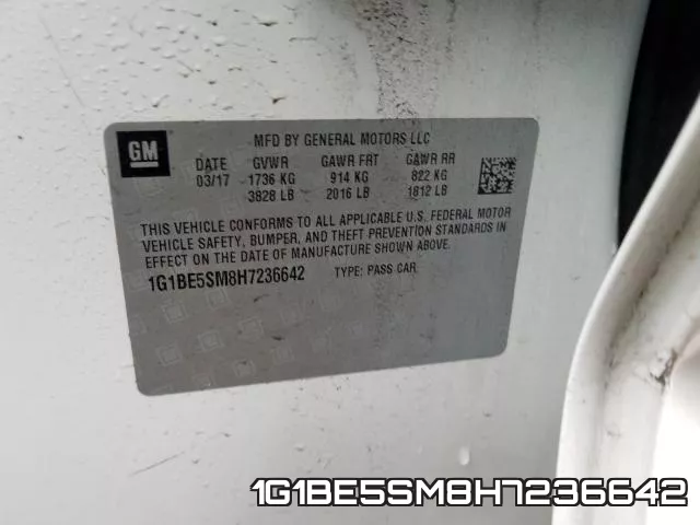 1G1BE5SM8H7236642 фото 2