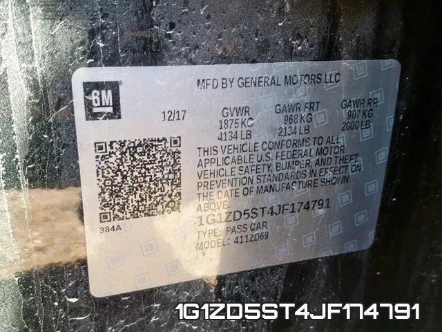 1G1ZD5ST4JF174791 фото 2