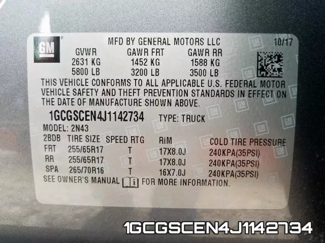 1GCGSCEN4J1142734 фото 2