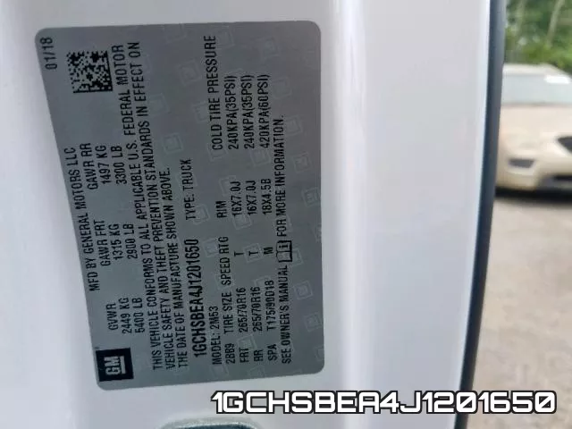 1GCHSBEA4J1201650 фото 2