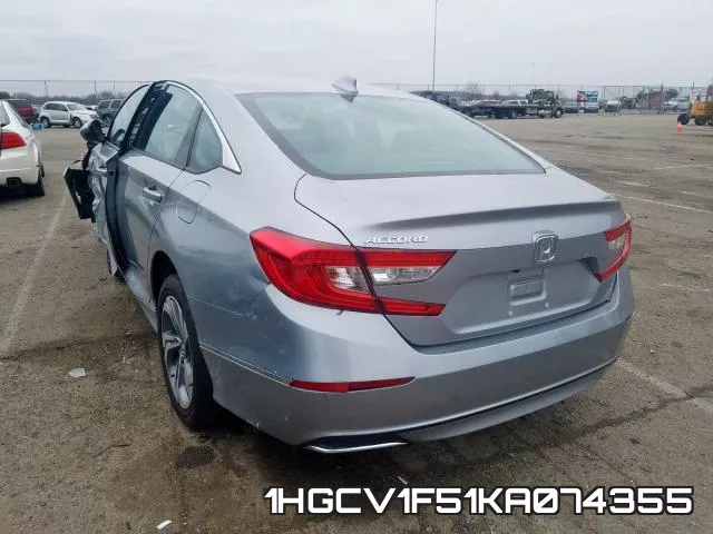 1HGCV1F51KA074355 фото 4