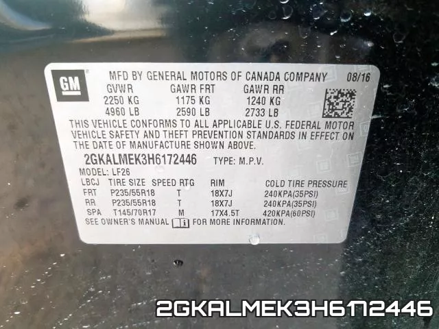 2GKALMEK3H6172446 фото 2