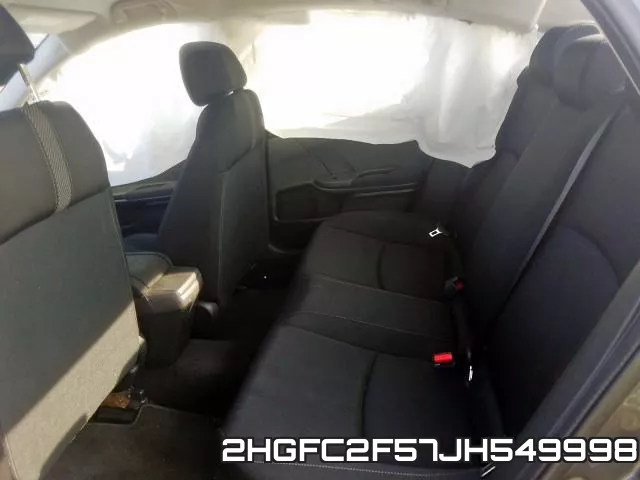 2HGFC2F57JH549998 фото 6