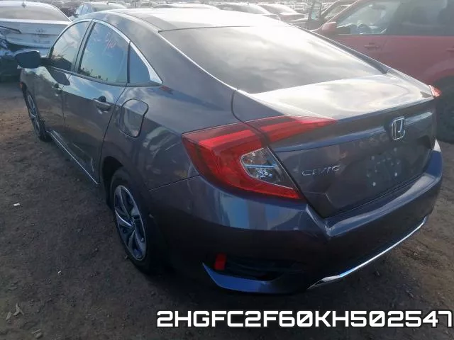 2HGFC2F60KH502547 фото 4