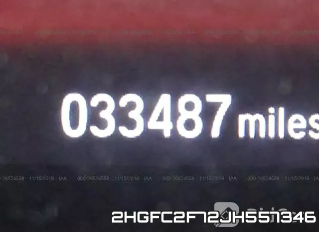 2HGFC2F72JH557346 фото 6
