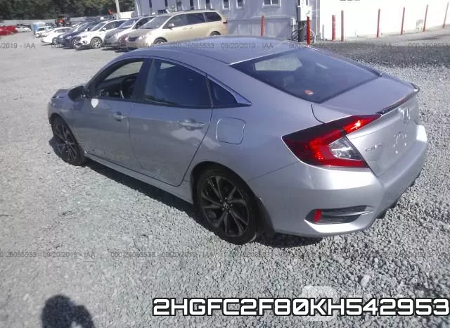 2HGFC2F80KH542953 фото 3
