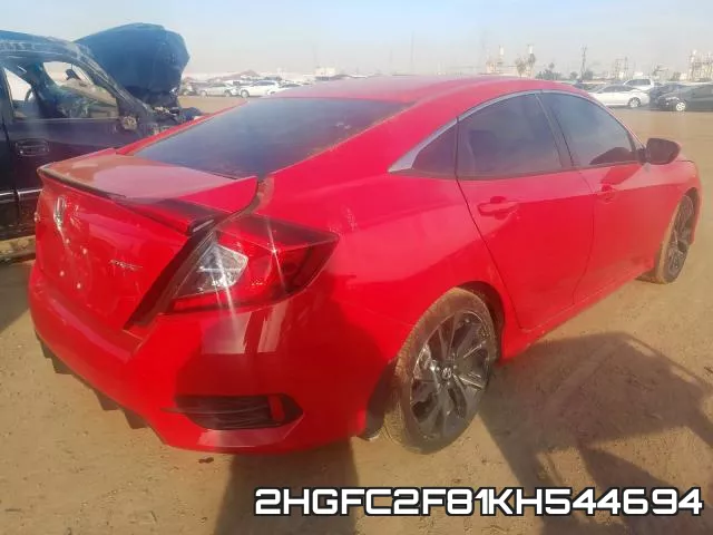 2HGFC2F81KH544694 фото 5