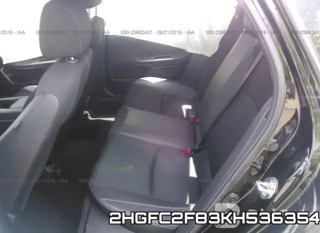 2HGFC2F83KH536354 фото 8