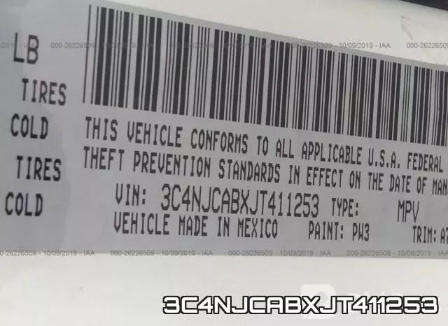 3C4NJCABXJT411253 фото 8