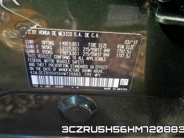 3CZRU5H56HM720883 фото 2