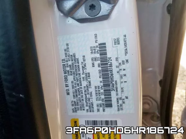 3FA6P0HD6HR186724 фото 2