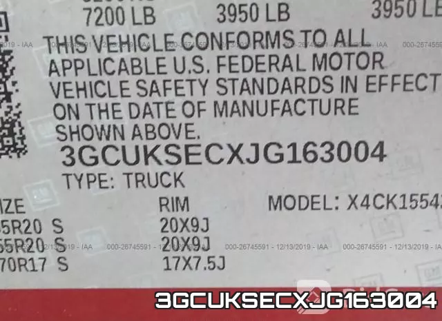 3GCUKSECXJG163004 фото 9