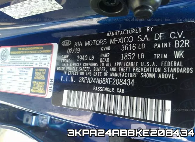 3KPA24AB8KE208434 фото 9