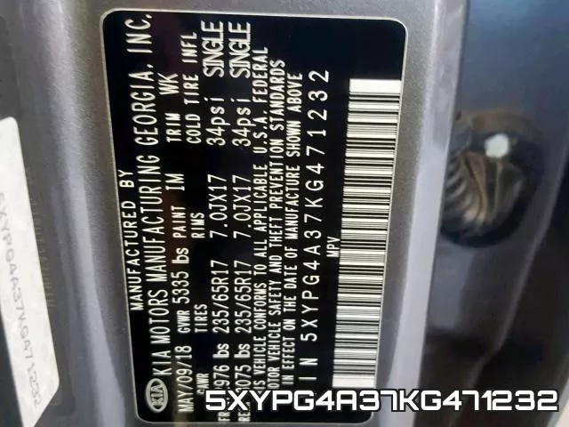 5XYPG4A37KG471232 фото 2
