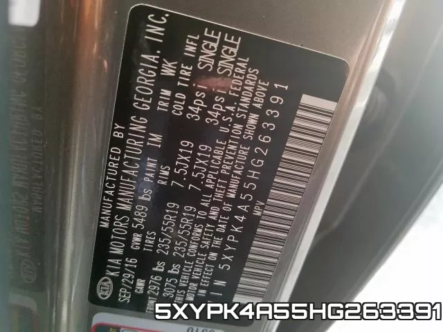 5XYPK4A55HG263391 фото 2