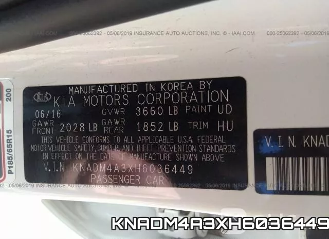 KNADM4A3XH6036449 фото 10