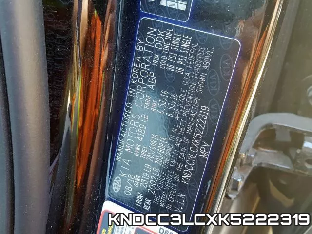 KNDCC3LCXK5222319 фото 2