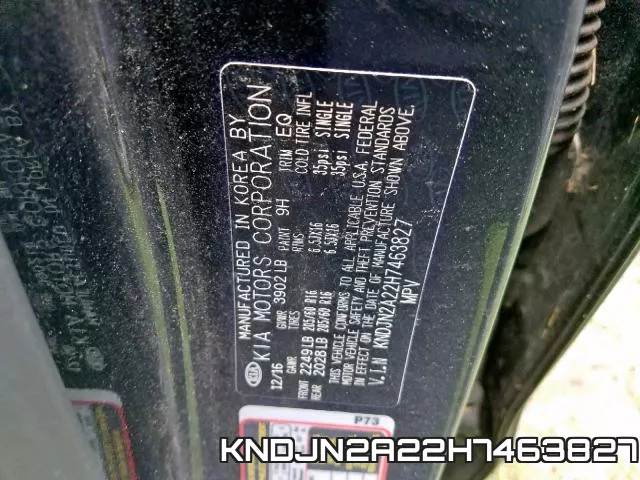 KNDJN2A22H7463827 фото 2