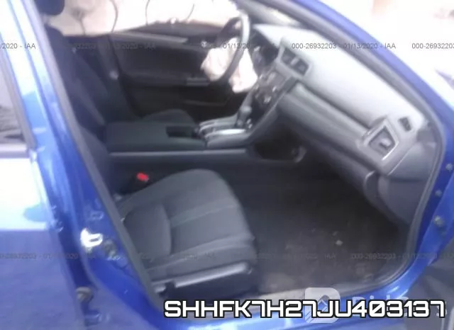 SHHFK7H27JU403137 фото 5