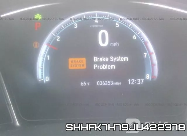 SHHFK7H79JU422378 фото 7