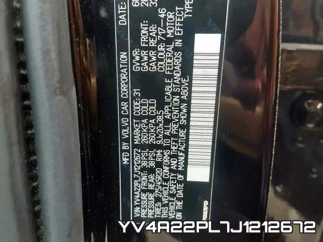 YV4A22PL7J1212672 фото 2