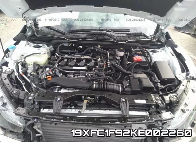 19XFC1F92KE002260 фото 2