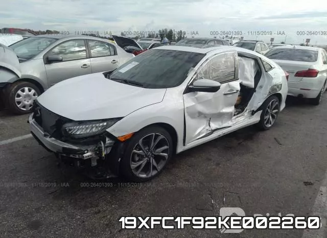 19XFC1F92KE002260 фото 3